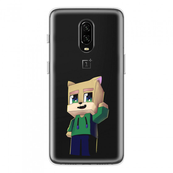 ONEPLUS - OnePlus 6T - Soft Clear Case - Clear Fox Player