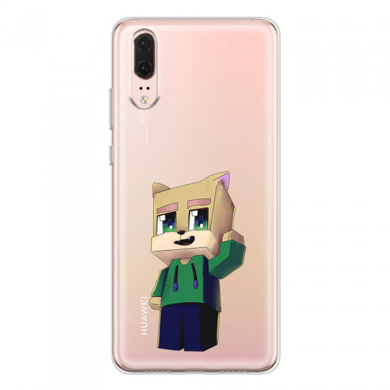HUAWEI - P20 - Soft Clear Case - Clear Fox Player