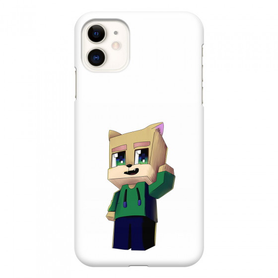 APPLE - iPhone 11 - 3D Snap Case - Clear Fox Player