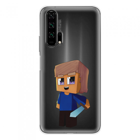 HONOR - Honor 20 Pro - Soft Clear Case - Clear Sword Kid