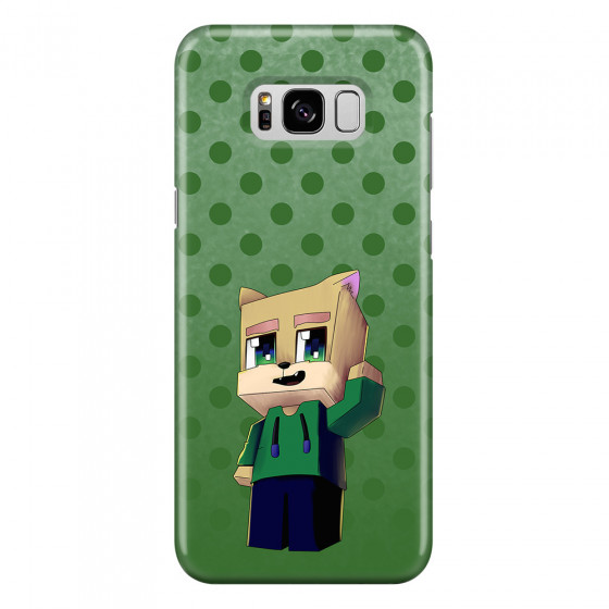 SAMSUNG - Galaxy S8 - 3D Snap Case - Green Fox Player