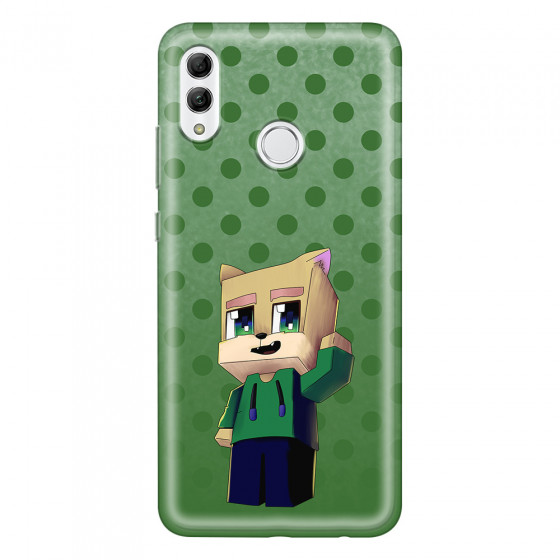 HONOR - Honor 10 Lite - Soft Clear Case - Green Fox Player