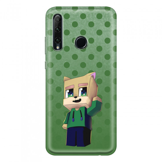 HONOR - Honor 20 lite - Soft Clear Case - Green Fox Player