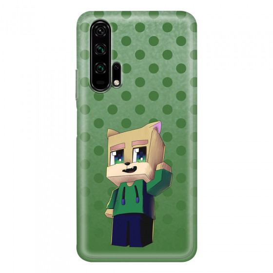 HONOR - Honor 20 Pro - Soft Clear Case - Green Fox Player