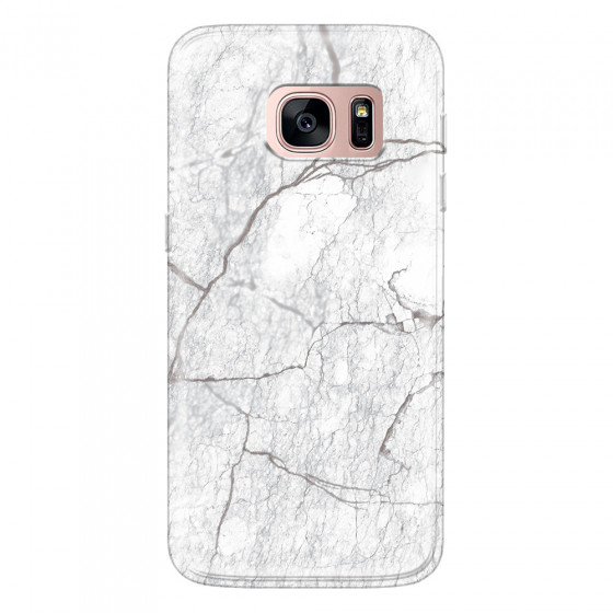 SAMSUNG - Galaxy S7 - Soft Clear Case - Pure Marble Collection II.