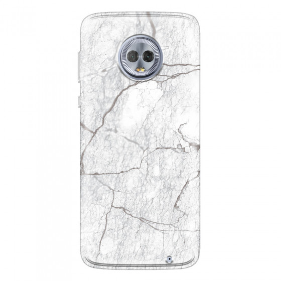 MOTOROLA by LENOVO - Moto G6 Plus - Soft Clear Case - Pure Marble Collection II.