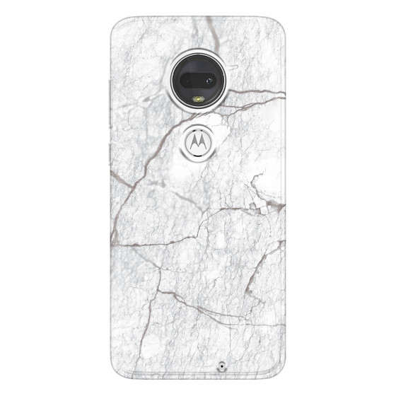 MOTOROLA by LENOVO - Moto G7 - Soft Clear Case - Pure Marble Collection II.