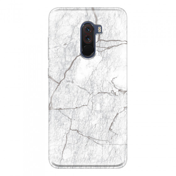XIAOMI - Pocophone F1 - Soft Clear Case - Pure Marble Collection II.