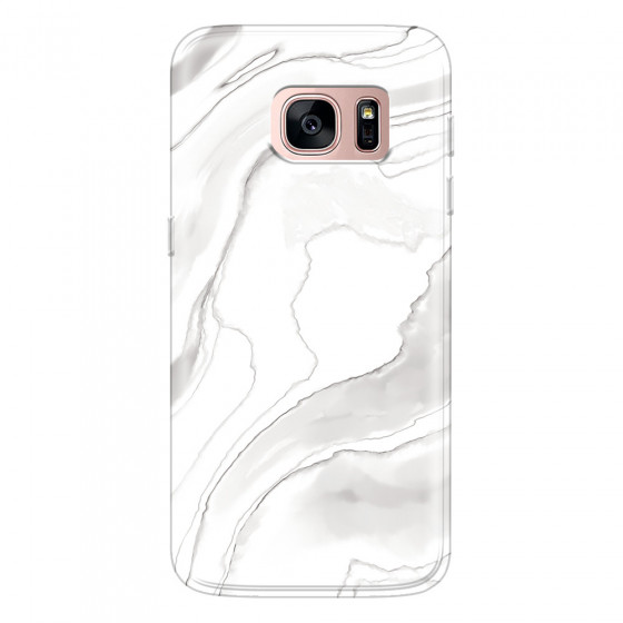 SAMSUNG - Galaxy S7 - Soft Clear Case - Pure Marble Collection III.