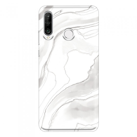 HUAWEI - P30 Lite - Soft Clear Case - Pure Marble Collection III.