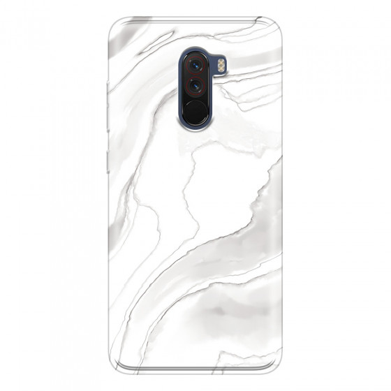 XIAOMI - Pocophone F1 - Soft Clear Case - Pure Marble Collection III.