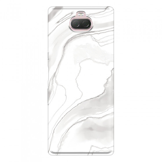 SONY - Sony Xperia 10 - Soft Clear Case - Pure Marble Collection III.