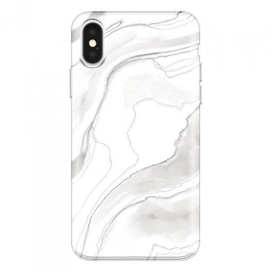 APPLE - iPhone X - Soft Clear Case - Pure Marble Collection III.