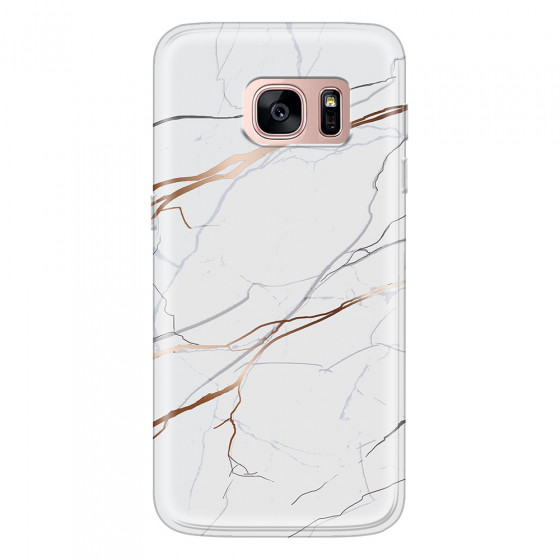 SAMSUNG - Galaxy S7 - Soft Clear Case - Pure Marble Collection IV.
