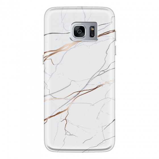 SAMSUNG - Galaxy S7 Edge - Soft Clear Case - Pure Marble Collection IV.