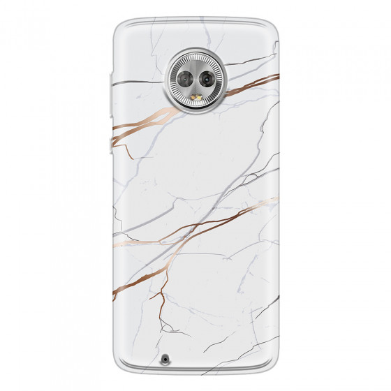 MOTOROLA by LENOVO - Moto G6 - Soft Clear Case - Pure Marble Collection IV.