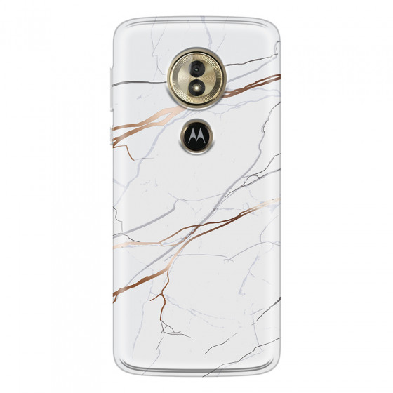 MOTOROLA by LENOVO - Moto G6 Play - Soft Clear Case - Pure Marble Collection IV.
