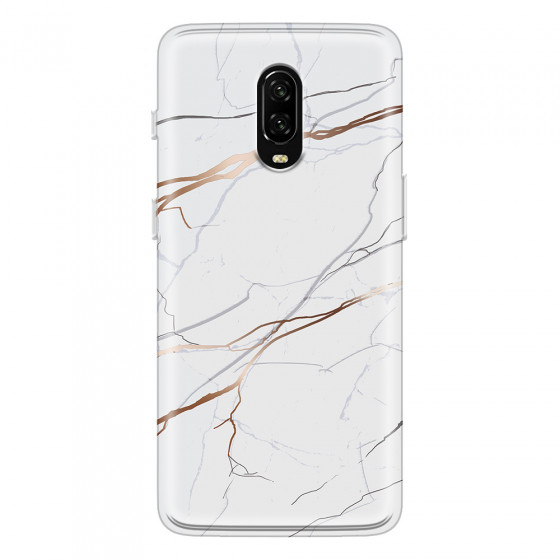 ONEPLUS - OnePlus 6T - Soft Clear Case - Pure Marble Collection IV.