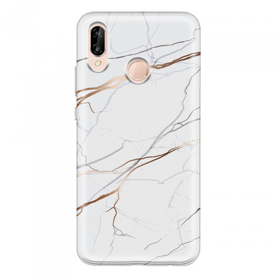 HUAWEI - P20 Lite - Soft Clear Case - Pure Marble Collection IV.