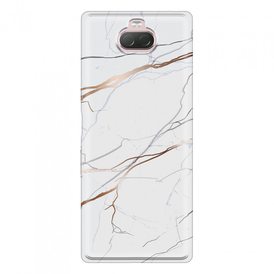 SONY - Sony Xperia 10 - Soft Clear Case - Pure Marble Collection IV.