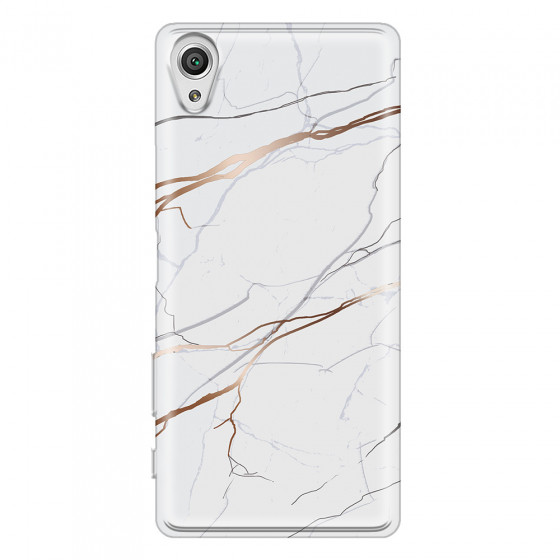 SONY - Sony Xperia XA1 - Soft Clear Case - Pure Marble Collection IV.