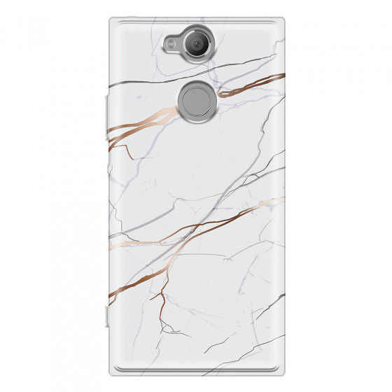 SONY - Sony Xperia XA2 - Soft Clear Case - Pure Marble Collection IV.