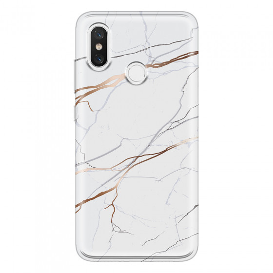 XIAOMI - Mi 8 - Soft Clear Case - Pure Marble Collection IV.