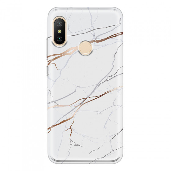 XIAOMI - Mi A2 - Soft Clear Case - Pure Marble Collection IV.