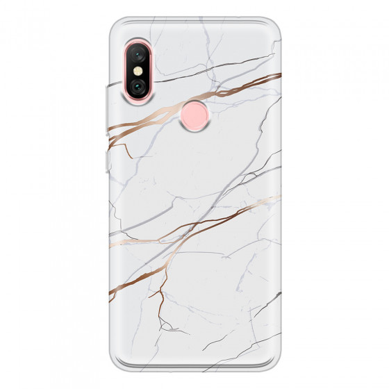 XIAOMI - Redmi Note 6 Pro - Soft Clear Case - Pure Marble Collection IV.