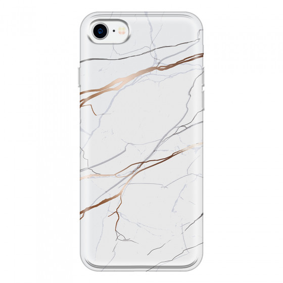 APPLE - iPhone 7 - Soft Clear Case - Pure Marble Collection IV.