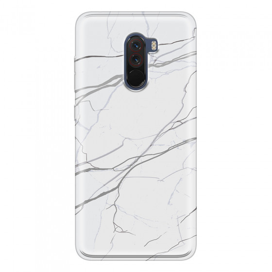 XIAOMI - Pocophone F1 - Soft Clear Case - Pure Marble Collection V.
