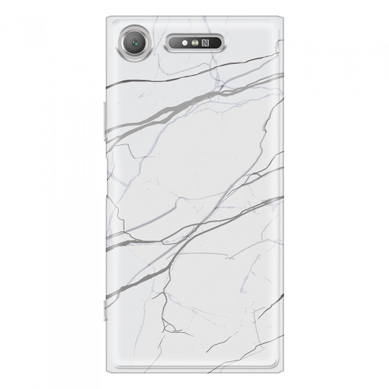 SONY - Sony Xperia XZ1 - Soft Clear Case - Pure Marble Collection V.