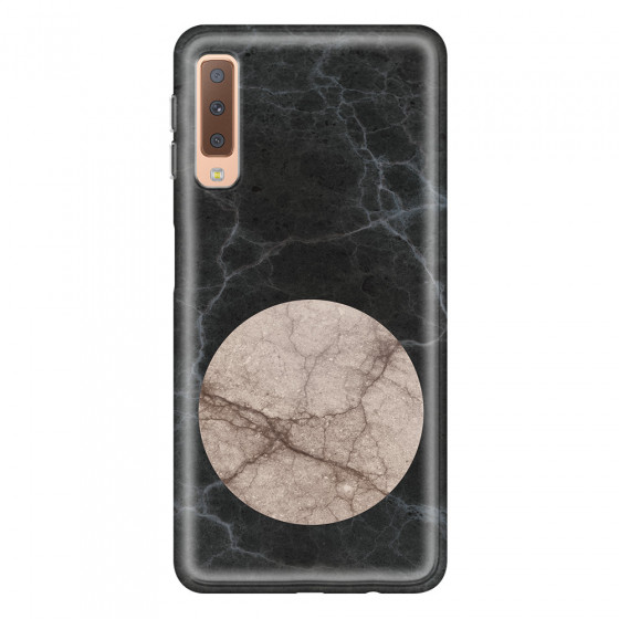 SAMSUNG - Galaxy A7 2018 - Soft Clear Case - Pure Marble Collection VII.