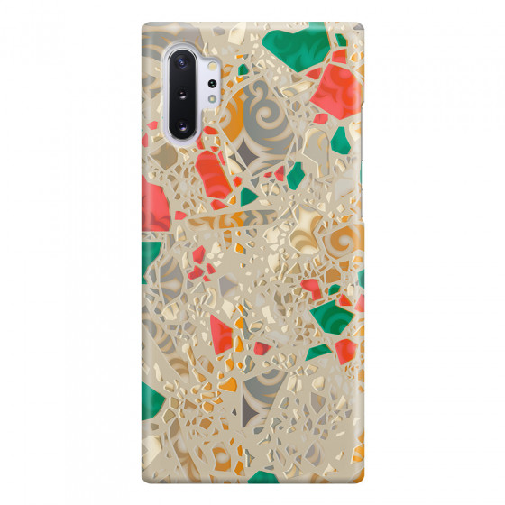 SAMSUNG - Galaxy Note 10 Plus - 3D Snap Case - Terrazzo Design Gold