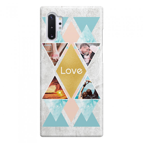 SAMSUNG - Galaxy Note 10 Plus - 3D Snap Case - Triangle Love Photo
