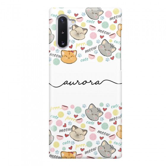 SAMSUNG - Galaxy Note 10 - 3D Snap Case - Cute Kitten Pattern