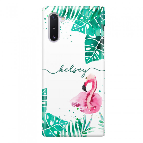 SAMSUNG - Galaxy Note 10 - 3D Snap Case - Flamingo Watercolor