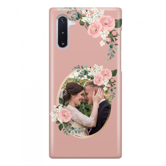 SAMSUNG - Galaxy Note 10 - 3D Snap Case - Pink Floral Mirror Photo