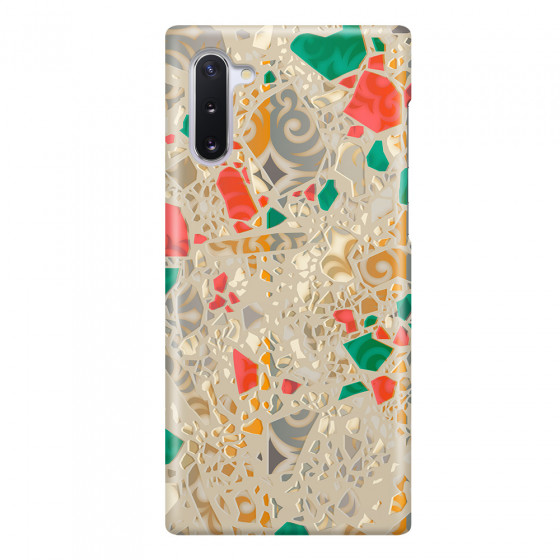 SAMSUNG - Galaxy Note 10 - 3D Snap Case - Terrazzo Design Gold