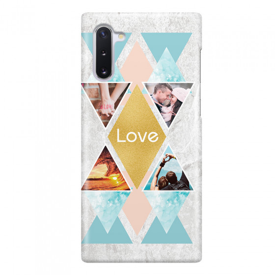 SAMSUNG - Galaxy Note 10 - 3D Snap Case - Triangle Love Photo