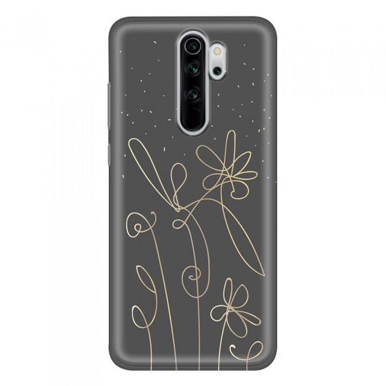 XIAOMI - Xiaomi Redmi Note 8 Pro - Soft Clear Case - Midnight Flowers