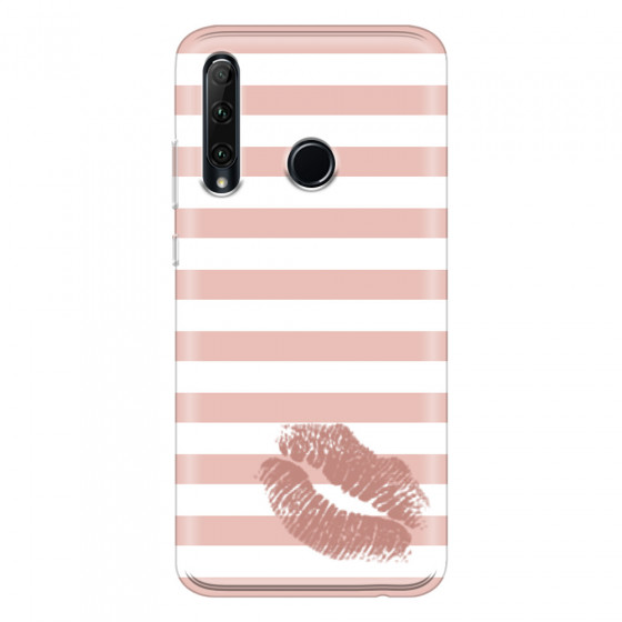 HONOR - Honor 20 lite - Soft Clear Case - Pink Lipstick