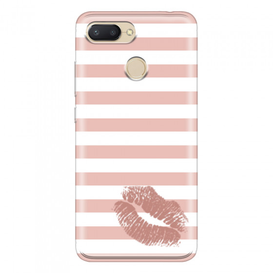 XIAOMI - Redmi 6 - Soft Clear Case - Pink Lipstick
