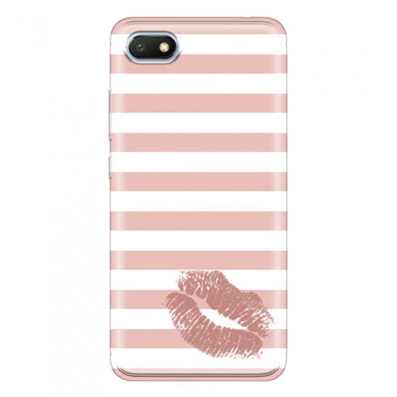 XIAOMI - Redmi 6A - Soft Clear Case - Pink Lipstick