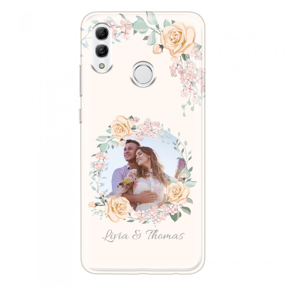 HONOR - Honor 10 Lite - Soft Clear Case - Frame Of Roses