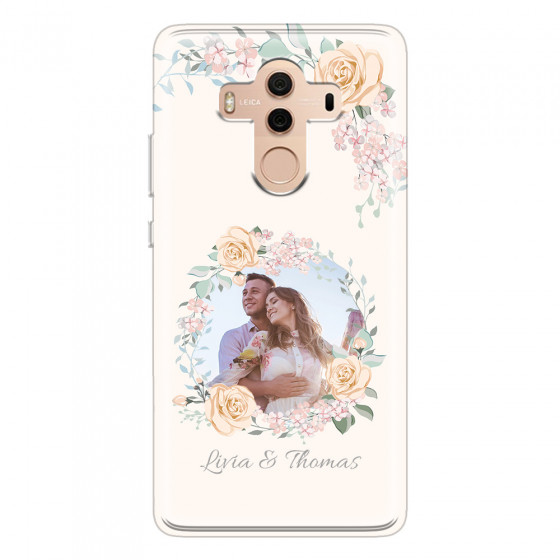 HUAWEI - Mate 10 Pro - Soft Clear Case - Frame Of Roses