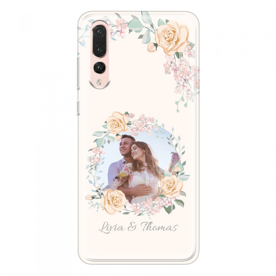HUAWEI - P20 Pro - Soft Clear Case - Frame Of Roses