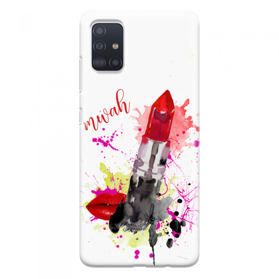 SAMSUNG - Galaxy A51 - Soft Clear Case - Lipstick