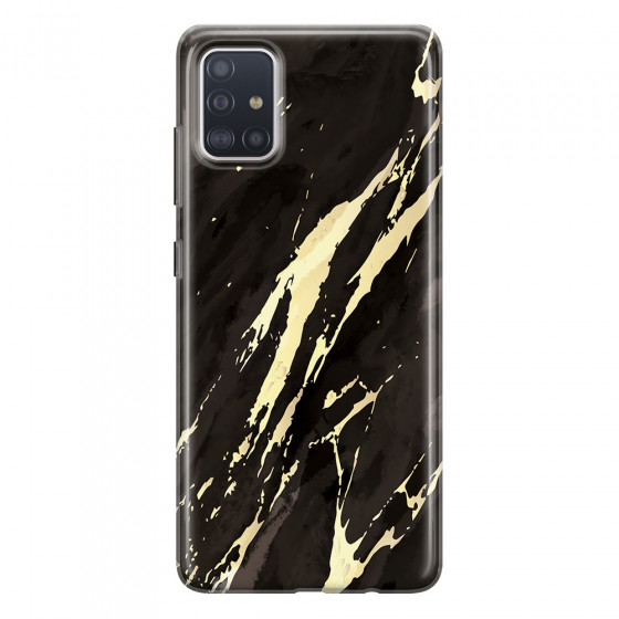 SAMSUNG - Galaxy A51 - Soft Clear Case - Marble Ivory Black