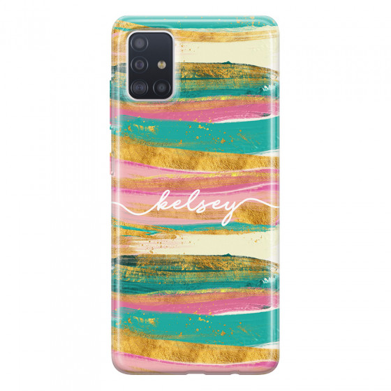SAMSUNG - Galaxy A51 - Soft Clear Case - Pastel Palette